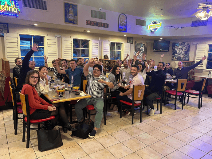 Tiger Data team at a company gathering